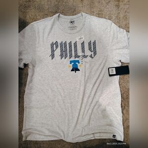 47 Men's Light Gray Philly Graphic Tee
